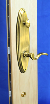 Salem inside Lever in Antique Brass