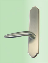Torino Lever in Satin Nickel Finish