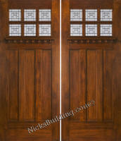 Craftsman Style Double Doors