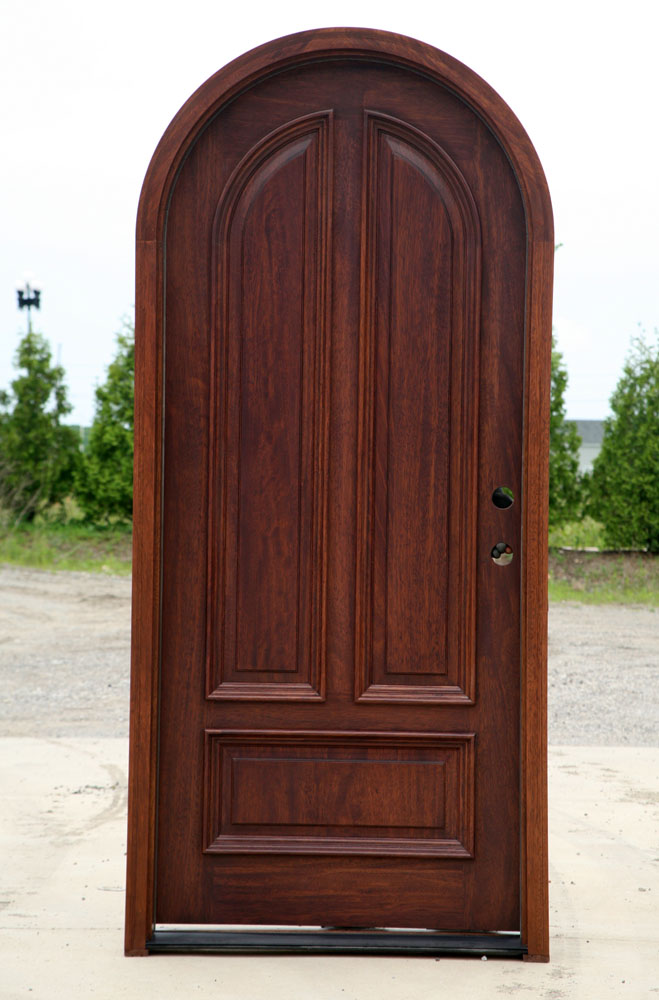 clearance round top doors 3 panel doors half round doors