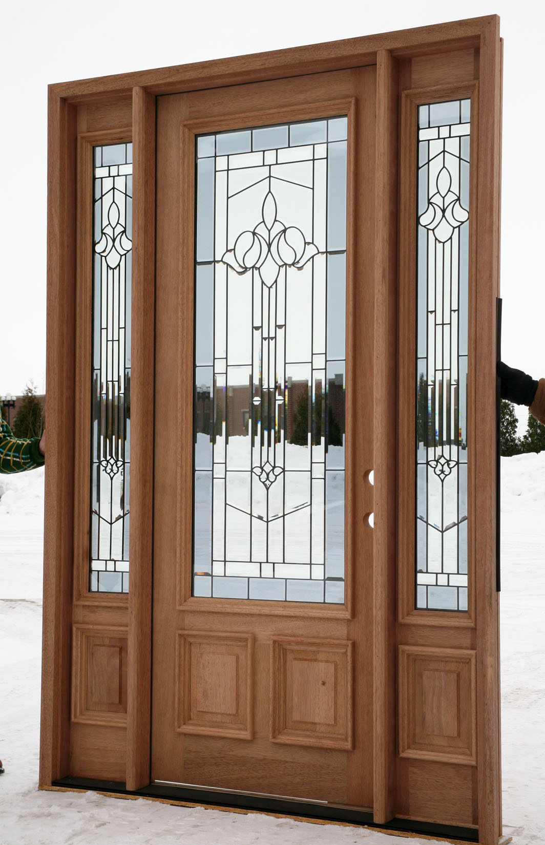 Front Entry Doors with Side Lights