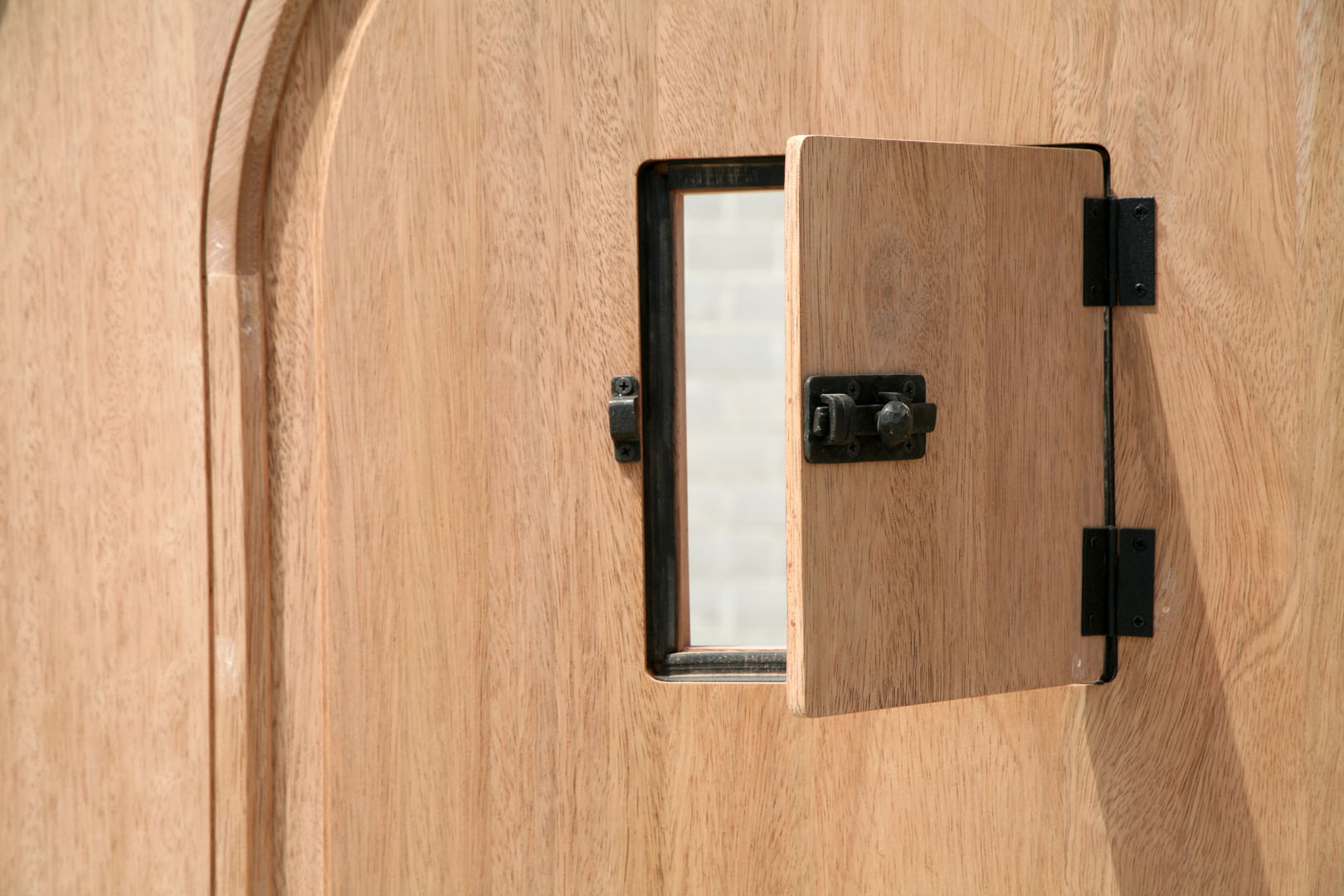 1080 #9E602D Arched Single Entry Door Solid Mahogany image Arched Wood Entry Doors 40831620