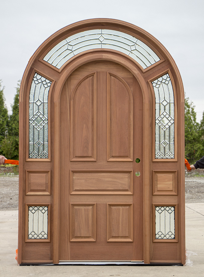 CL-3005 Arched Top Door with Surround Transom