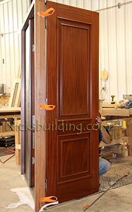 Copper Doors 8-0 Infinity handle preparation