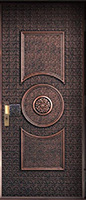custom copper doors that are highly detailed