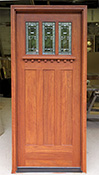 Solid Mahogany Craftsman Doors