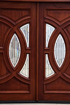 Exterior Double Doors closeup