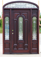 CL-32439 wrought iron door with transom