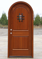 Round top door in Dark Oak stain