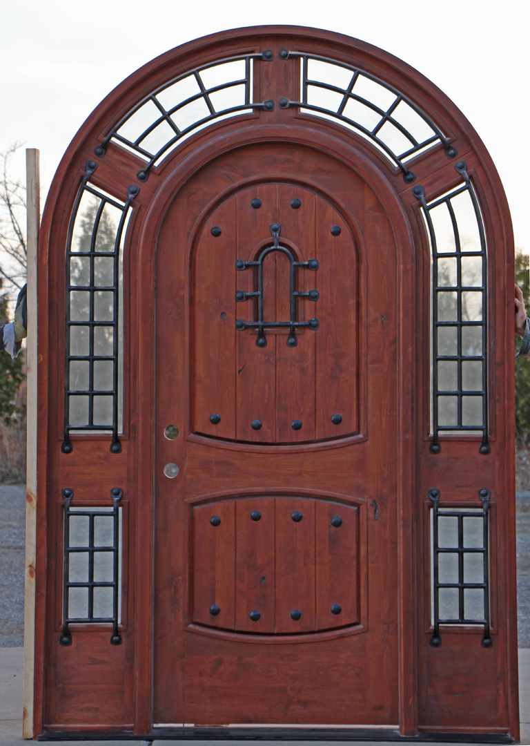 Rustic Round top Door