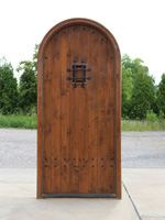 Tuscan Door with Arched Round Top