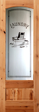 etched glass interior doors with laundry glass