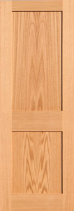 oak shaker doors 2 panels
