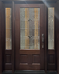 mahogany front doors with sidelights n200 builder zinc