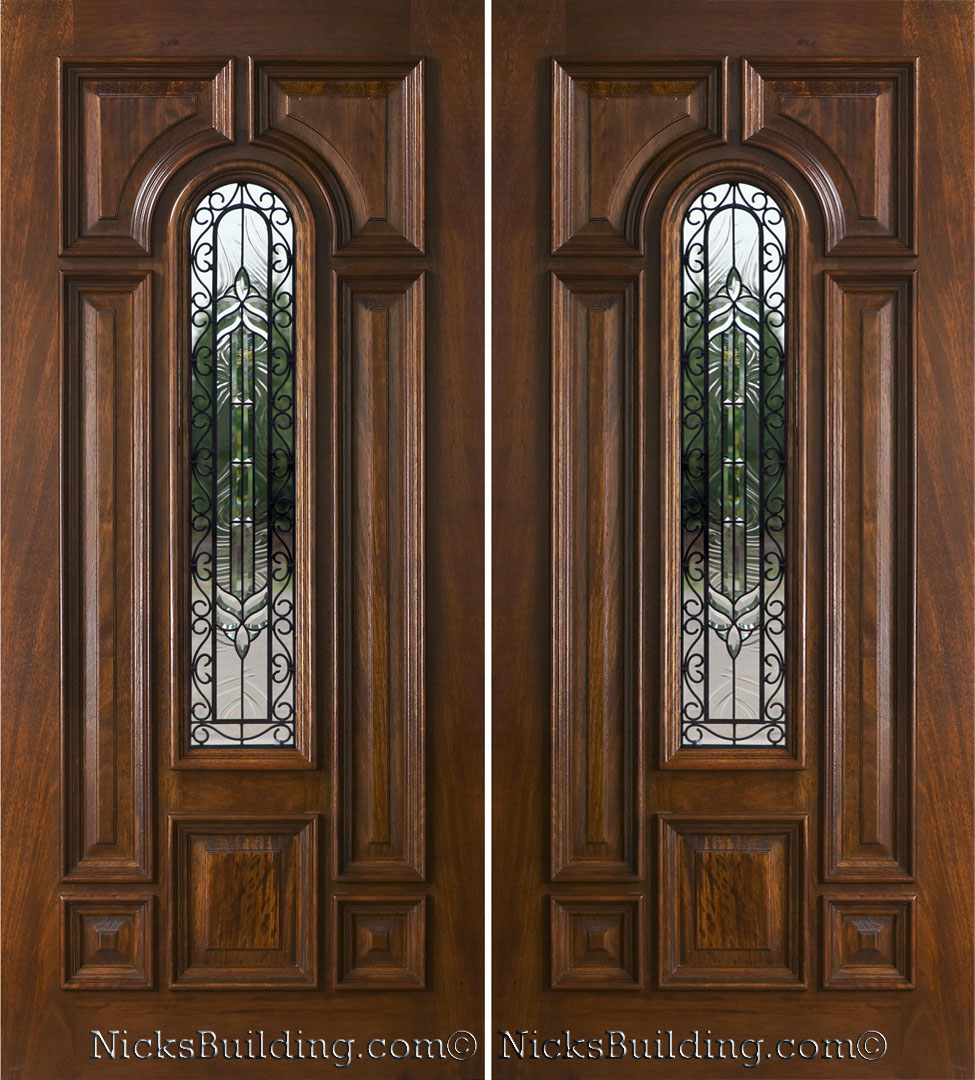 Wood Double Entry Doors with Glass 975 x 1080 · 289 kB · jpeg