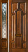 Solid Mahogany Doors with 1 Sidelight