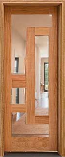 Arcadia Single Door with Clear Glass