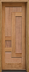 Arcadia Single Door with wood panels