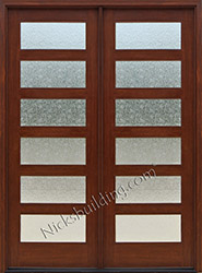 Modern Double Doors AC508 by Nicksbuilding.com