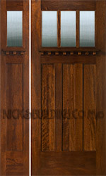 craftsman door with 1 sidelite AC 601