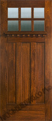 Craftsman style Door AC901 Reeded