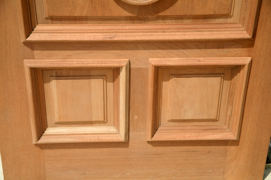 Mahogany Clearance Door Brass Came