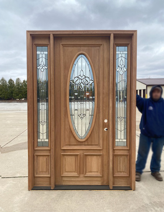 8 foot Mahogany Exterior Doors CL2211