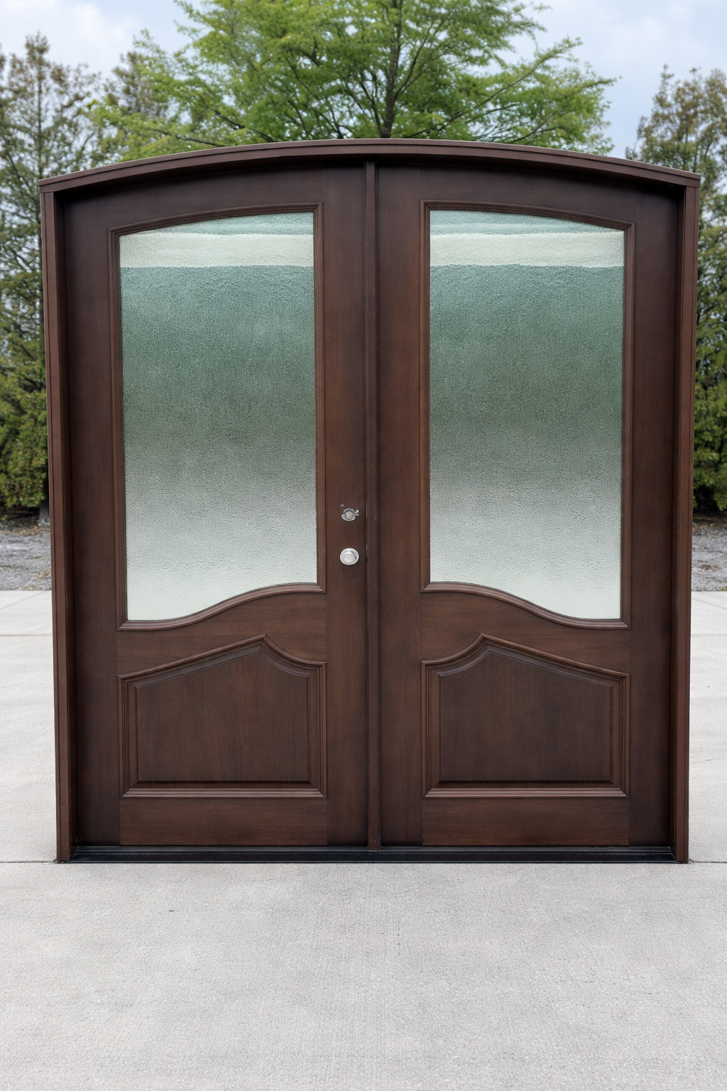 CL-36317 Chateau door with Rain Glass