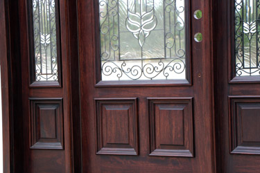 Wrought Iron Door Closeup