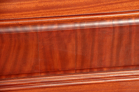 round top mahogany door panel