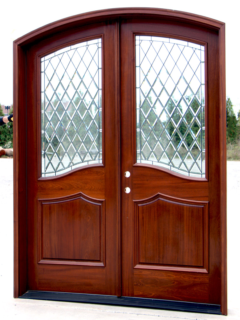Arched Exterior Double Doors