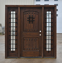 CL-1200 Knotty Alder Door Walnut Finish