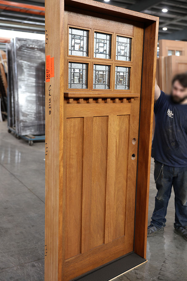 Craftsman Mahogany Front Doors
