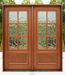 farm house 6 lite double doors