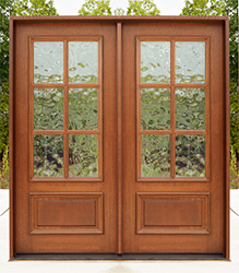 farm house 6 lite double doors