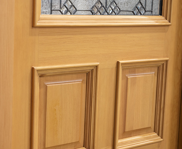 fir door closeup