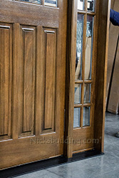 prairie style doors with sidelites