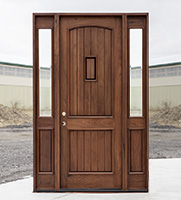 CL-2749 Teak Entry Door with Speakeasy