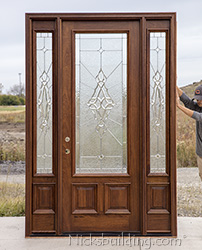 CL-1 mahogany clearance door