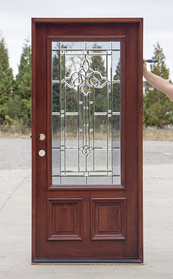 Clearance Single Exterior Door with Glass