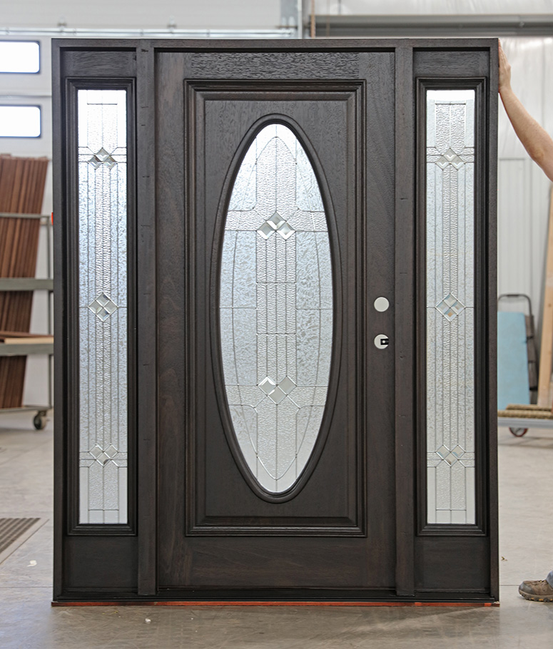 Exterior Oval Doors with Sidelights