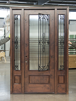 iron grills open position