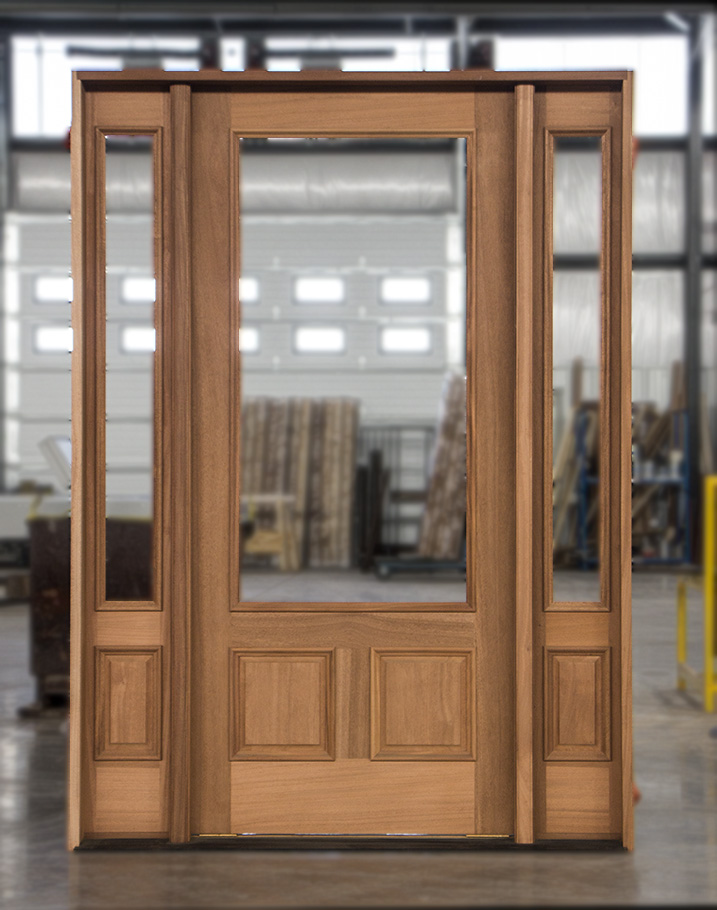 Custom Exterior Doors with Sidelights