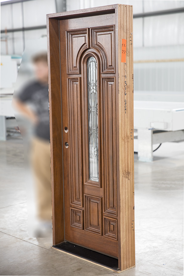 Mahogany 32" Exterior Door Clearance