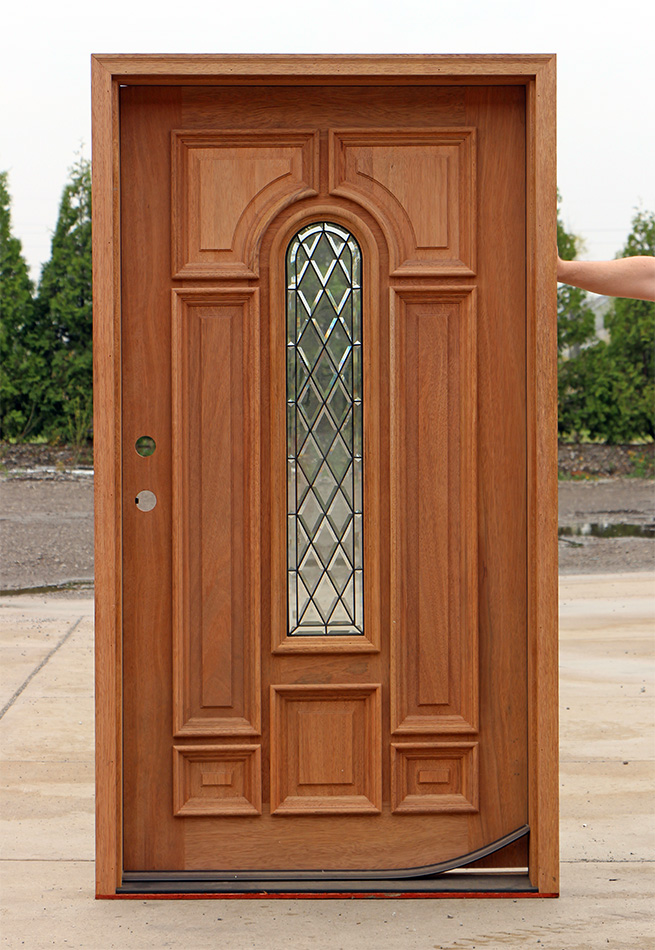 42" wide exterior mahogany door