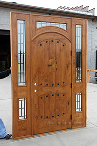 viking doors inside view