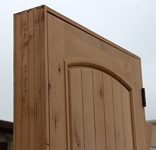 CL-130 Fire Door Rustic Closeup