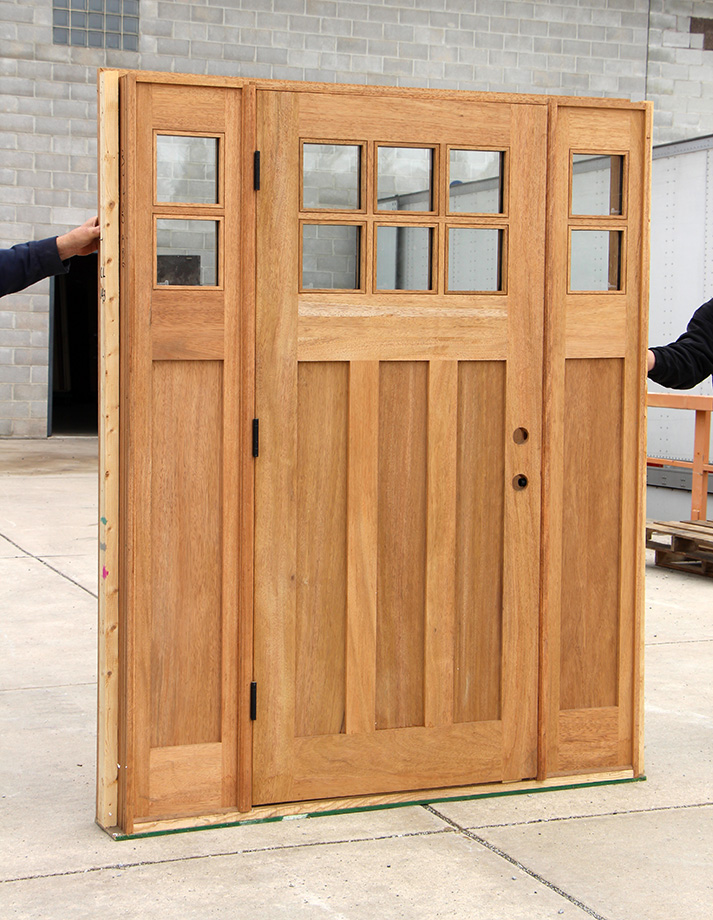 Craftsman Doors with Dentil Shelf