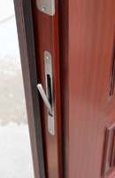 Copper Double Door Astragal unlock lever