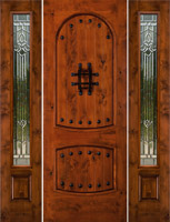 SW01 8'0" door with Majestic Glass SW100 Sidelights